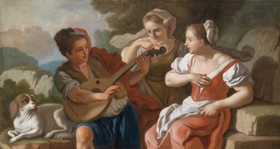 The Lute Player by Francesco de Mura